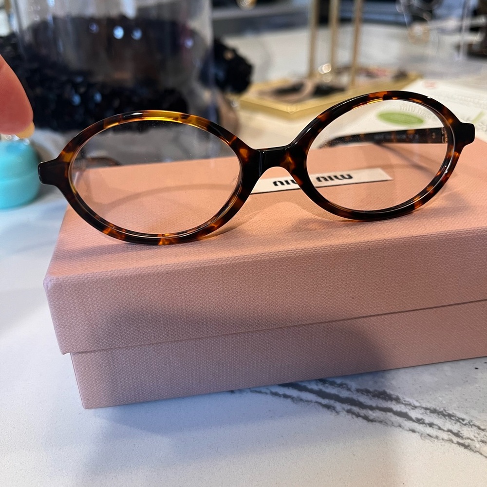 Miu Miu Brown Tortoise Women's Glasses